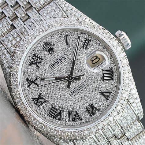 rolex full diamond price